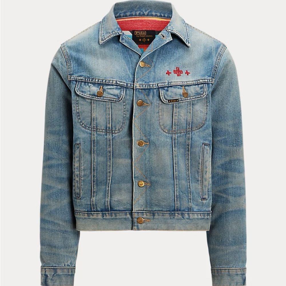 Naiomi Glasses x PRL Denim Trucker Jacket XXL